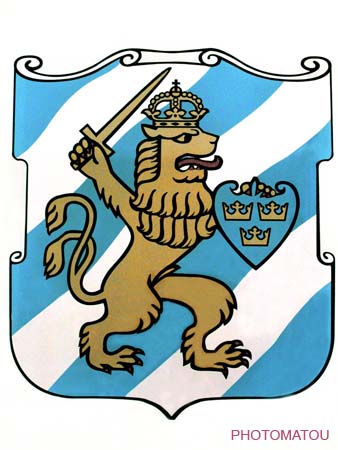 001 ECUSSON LION SYMBOLLE DE LA VILLE DE GOTEBORG