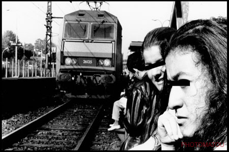 FRANCE BANLIEUE GREVE TRAIN3